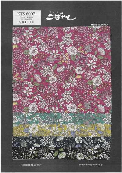 KTS6097 Vải Broadcloth In Hoa