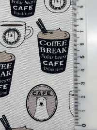 KTS7066 In Hình Gấu Barista Twill[Vải] Ảnh phụ
