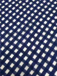 KKF7906-D1 T/C Kẻ Caro Vải Organdy Uni Textile Ảnh phụ