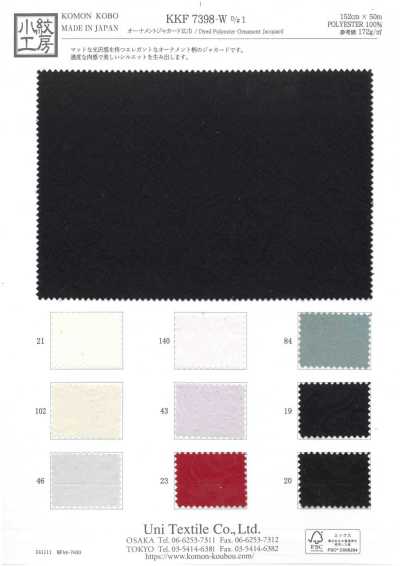 KKF7398-W-D1 Jacquard Họa Tiết Khổ Rộng