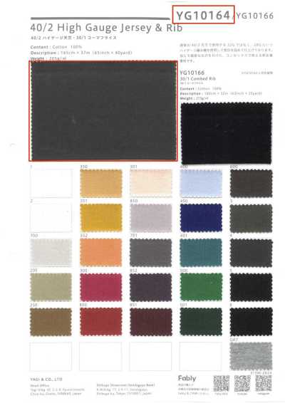 YG10164 Vải Cotton Tenjiku Mật độ Cao 40/2