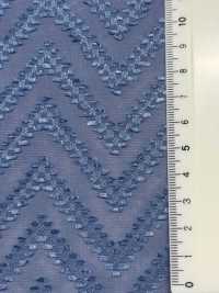 KKF4190-D300 Mẫu D300 Voan Chiffon Jacquard[Vải] Uni Textile Ảnh phụ