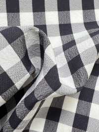 KKF1940CD-W-D2 Kẻ Caro Vải Sọc Nhăn Khổ Rộng Uni Textile Ảnh phụ