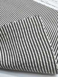 KKF4055-W-D1 Sọc Aero Twill Kẻ Sọc Khổ Rộng[Vải] Uni Textile Ảnh phụ