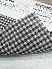 SB4H3004 Vải Voan Gingham Bằng Sợi Cotton Nhuộm Vải Cotton Lawn Voan SHIBAYA Ảnh phụ