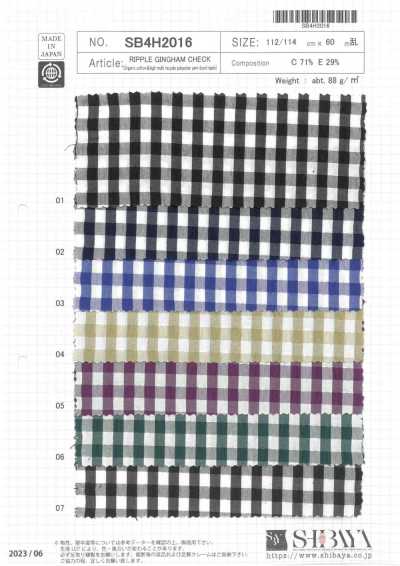 SB4H2016 Ripple Kẻ Caro Gingham
