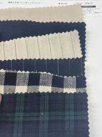 CHL-6349 Sợi Gai Chỉ đều Henley Reborn Máy Giặt Xử Lý[Vải] Kuwamura Ảnh phụ