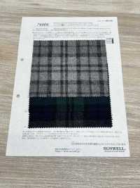76006 HAMMOU RE Wool Polyester Etamine Kẻ Caro[Vải] SUNWELL Ảnh phụ