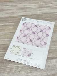 KCL502-D491 60 Vải Cotton Lawn Thêu Nhiều Màu Trên Bãi Cỏ Uni Textile Ảnh phụ
