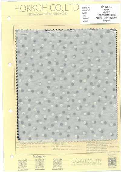 HP-5087-1 Vải Cotton Tenjiku 50d