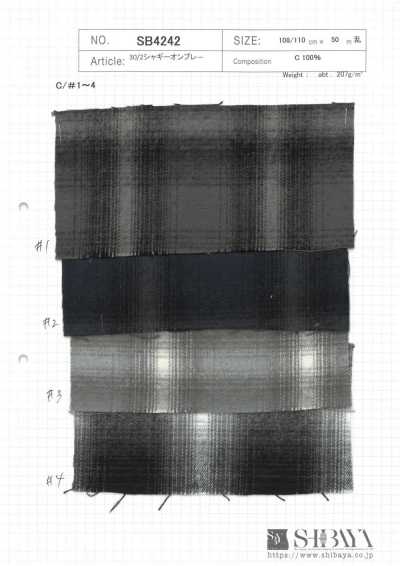 SB4242 30/2 Lông Xù Nhuộm Ombre