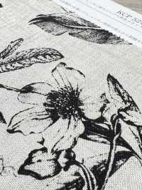 KCP524-D493 Vải Vải Bố Canvas Sợi Gai Rayon In Một Màu Uni Textile Ảnh phụ