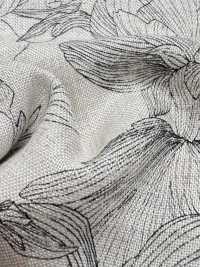 KCP524-D624 Vải Vải Bố Canvas Sợi Gai Rayon In Một Màu Uni Textile Ảnh phụ