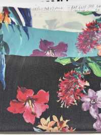 KKP6635-58D-DBK201 New Venus Split Lụa Crepe De Chine Multicolor IJ Print[Vải] Uni Textile Ảnh phụ