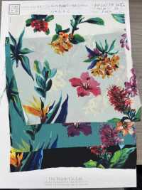 KKP6635-58D-DBK201 New Venus Split Lụa Crepe De Chine Multicolor IJ Print[Vải] Uni Textile Ảnh phụ