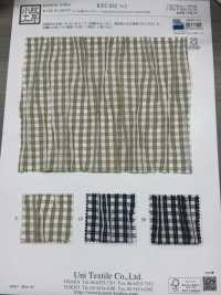 KYC912-D5 T/C Nhuộm Sợi Tuck Dobby[Vải] Uni Textile Ảnh phụ