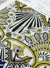 KCP609MWL-DK-20 Vải Cotton 60 % Lawn Miracle Wave Liberty Print Uni Textile Ảnh phụ