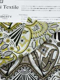 KCP609MWL-DK-20 Vải Cotton 60 % Lawn Miracle Wave Liberty Print Uni Textile Ảnh phụ