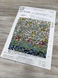 KCP609MWL-DK-16 Vải Cotton 60 % Lawn Miracle Wave Liberty Print Uni Textile Ảnh phụ