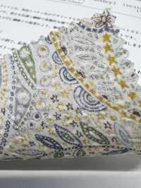 KCP807MWL-DK-35 Vải Cotton 80 Vải Cotton Lawn Miracle Wave Liberty Print Charlie's Paisley Uni Textile Ảnh phụ