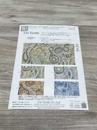 KCP807MWL-DK-35 Vải Cotton 80 Vải Cotton Lawn Miracle Wave Liberty Print Charlie's Paisley Uni Textile Ảnh phụ