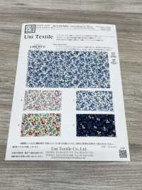 KCP807MWL-DK-9 Vải Cotton 80 Vải Cotton Lawn Miracle Wave Liberty Print Ruben's Rose Uni Textile Ảnh phụ