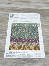 KCP807MWL-DK-12 Vải Cotton 80 Vải Cotton Lawn Miracle Wave Liberty Print Suzanne Uni Textile Ảnh phụ