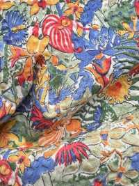 KCP807MWL-DK-8 Vải Cotton 80 Vải Cotton Lawn Miracle Wave Liberty Print Diane Uni Textile Ảnh phụ