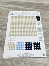 KCP808HRP-D711 Áo Thun Lone Hanna In Họa Tiết Gợn Sóng, 80 % Cotton.[Vải] Uni Textile Ảnh phụ