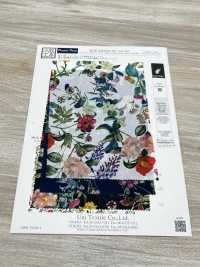 KDP2312SD-58-DD-233 Bản In Phun Khổ Khổ Rộng Lụa Crepe De Chine Nữ Tính[Vải] Uni Textile Ảnh phụ