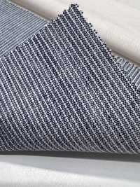 KKC243-D1 20/ -Quần Yếm Vải Thô Dungaree Nhuộm Sợi Kẻ Sọc Uni Textile Ảnh phụ