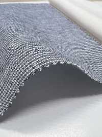 KKC243-D1 20/ -Quần Yếm Vải Thô Dungaree Nhuộm Sợi Kẻ Sọc Uni Textile Ảnh phụ