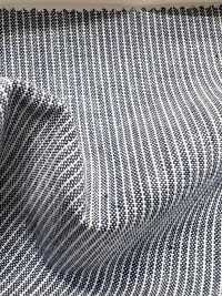 KKC243-D1 20/ -Quần Yếm Vải Thô Dungaree Nhuộm Sợi Kẻ Sọc Uni Textile Ảnh phụ