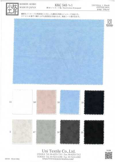 KKC545-D1 Jacquard Nhuộm Cotton 40