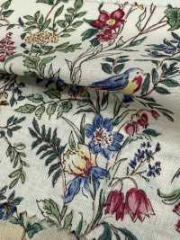 28108 60 Họa Tiết Chim Và Hoa Nhỏ Chỉ Vải Cotton Lawn SUNWELL Ảnh phụ