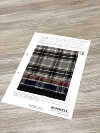 35518 Fuwa. Tencel(TM) Sợi Modal/Cotton Shirring Kẻ Caro[Vải] SUNWELL Ảnh phụ