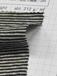 SD0188 Vải Vải Cotton Tenjiku Nhuộm Sợi Cotton/gai Có Sọc Ngang SHIBAYA Ảnh phụ