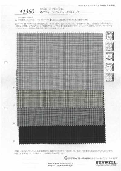 41360 Sofi Twill Kẻ Caro Co Giãn