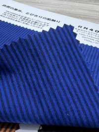 RN4001 Nhuộm Sợi Vải Cotton Typewritter Kẻ Sọc Nhuộm Lại Micro-robe KOYAMA Ảnh phụ