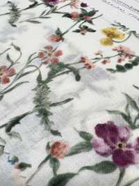 28107 60 Tranh In Hoa Vải Cotton Lawn Màu Nước Chỉ SUNWELL Ảnh phụ