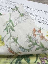 28114 Cordot Organics® 60 Vải Cotton Lawn Chỉ Họa Tiết Hoa Cỏ Cổ điển SUNWELL Ảnh phụ