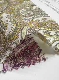 28109 60 Vải Cotton Lawn Paisley Cỏ Chỉ SUNWELL Ảnh phụ