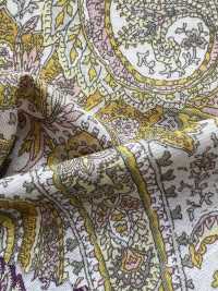 28109 60 Vải Cotton Lawn Paisley Cỏ Chỉ SUNWELL Ảnh phụ