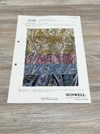 28109 60 Vải Cotton Lawn Paisley Cỏ Chỉ SUNWELL Ảnh phụ