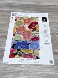 KKP2338-DHM-111 Vải Chirimen Chirimen® Uni Textile Ảnh phụ