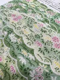 KKP2338-D-KUMONIHANA Futako Vải Chirimen Mây Và Hoa Uni Textile Ảnh phụ