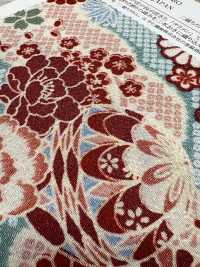 KKP2338-D-HANAZUKUSI Hoa Futako Vải Chirimen Uni Textile Ảnh phụ