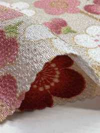 KKP2338-D-MODANUME Futako Vải Chirimen Mận Hiện đại Uni Textile Ảnh phụ