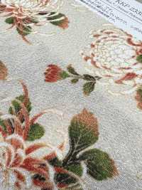 KKP2338-D-KIKUNOMAI Vũ điệu Hoa Cúc Futako Vải Chirimen Uni Textile Ảnh phụ