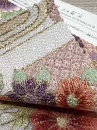 KKP2338-D-KIKUSUI Futako Vải Chirimen Kikusui Uni Textile Ảnh phụ